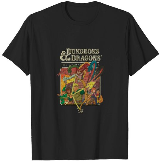 Discover Dungeons & Dragons The Animated Series 1983 - Roleplaying Game - T-Shirt