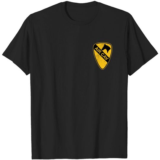 Discover Air Cav Helicopter Badge 1st Cavalry Division Emblem Gift - Air Cav Helicopter Badge - T-Shirt
