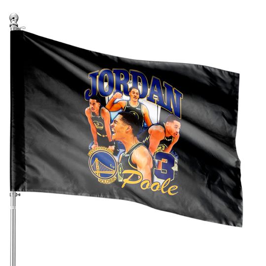 Discover Jordan Poole Vintage 90s Style House Flags