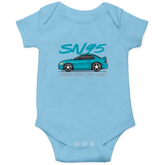 Discover SN95-Teal - 4th Gen Mustang - Onesies