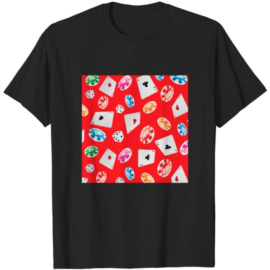 Discover #casino #games #accessories #pattern 5 - Casino - T-Shirt