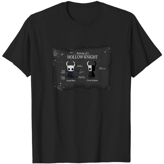 Discover Anatomy of a Hollow Knight - Video Games - T-Shirt