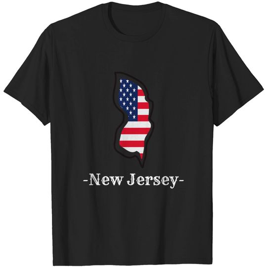 Discover New Jersey American - New Jersey - T-Shirt
