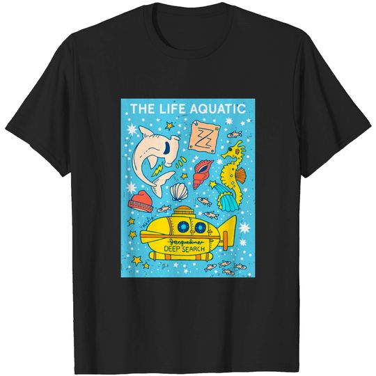 Discover The Life Aquatic - Wes Anderson - T-Shirt