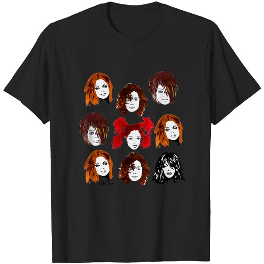 Discover Janet Timeline - Janet Jackson - T-Shirt