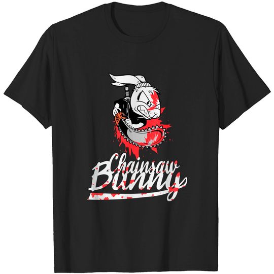 Discover Chainsaw Bunny Halloween Horror Movie Fan Nightmare T Shirt