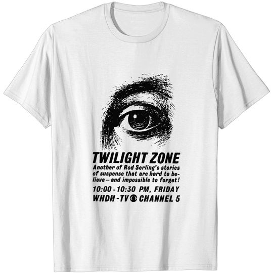 Discover Twilight Zone † Vintage Ad - Twilight Zone - T-Shirt