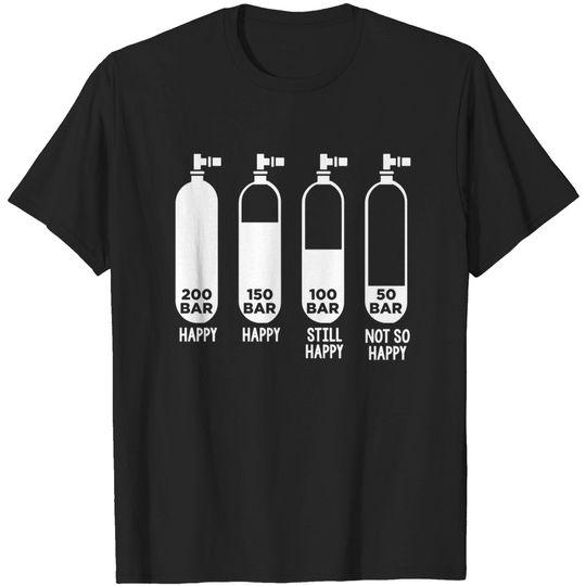 Discover Diver Diving 200 Bar - Diving - T-Shirt