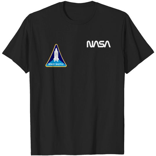 Discover Officially approved merchandise - Vintage NASA logo & space shuttle mission patch - Nasa Logo - T-Shirt
