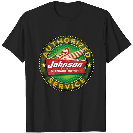 Discover Johnson Seahorse Vintage Outboard Motors - Johnson Outboards - T-Shirt