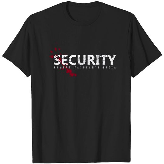 Discover Vintage Freddy fazbear's pizza security shirt - Cosplay - T-Shirt