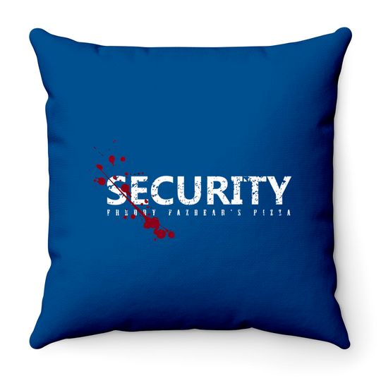 Discover Vintage Freddy fazbear's pizza security Throw Pillows - Cosplay - Throw Pillows