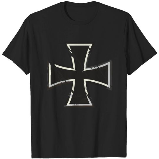 Discover Damaged Iron Cross - Iron Cross - T-Shirt