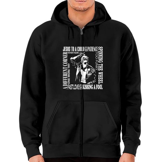 Discover George Michael Zip Hoodies