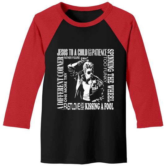 Discover George Michael Baseball Tees