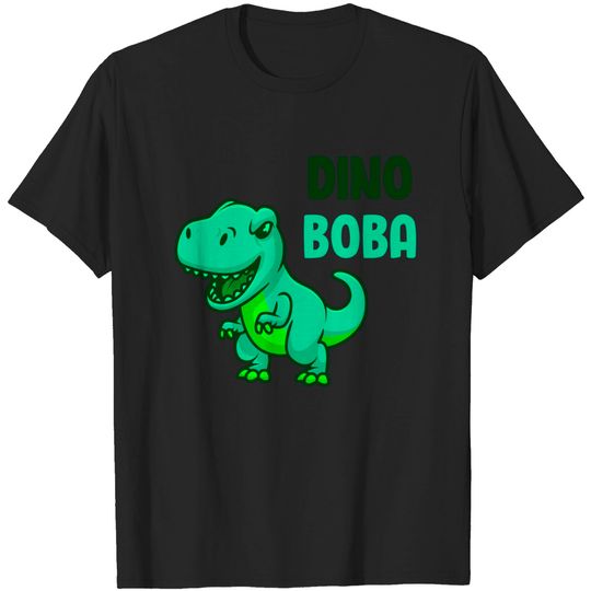 Discover Boba Dino Funny Kids Dinossor - Boba Dino Funny Kids Dinossor - T-Shirt