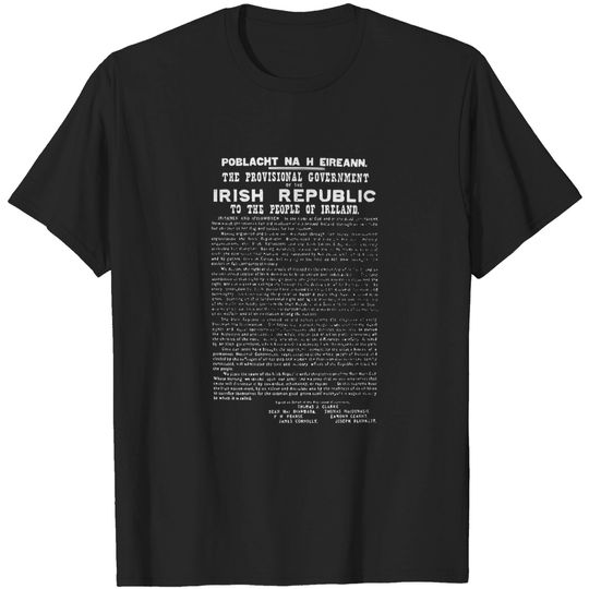 Discover Irish Proclamation 1916 - Ideal for St Patrick's Day - Irish - T-Shirt