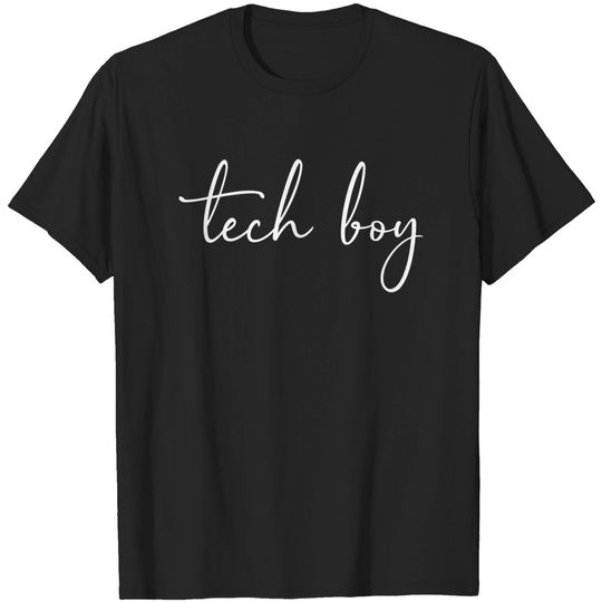 Discover Tech boy Calligraphy - Men - T-Shirt