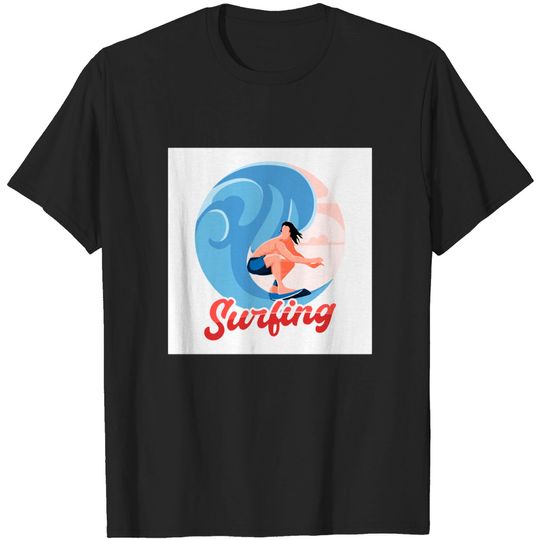 Discover Men play surfing - Men - T-Shirt