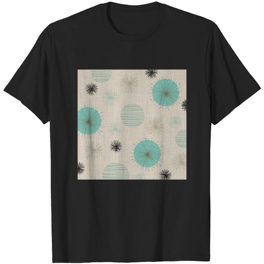 Discover Vintage midcentury modern fabric pattern - Midcentury Modern - T-Shirt