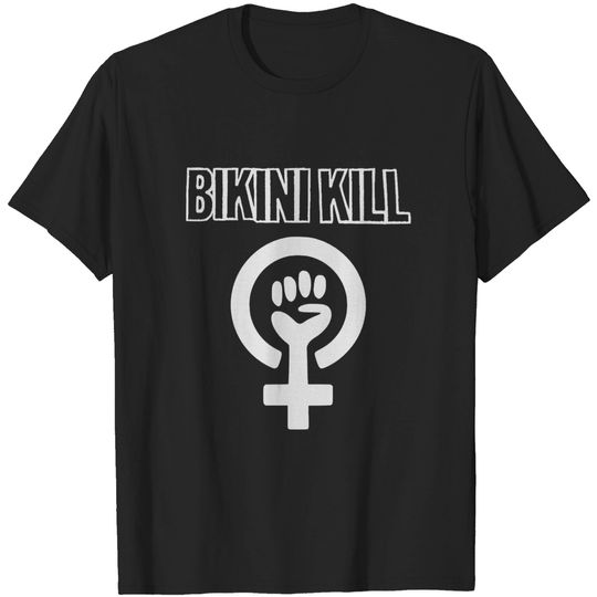 Discover Bikini Kill T Shirt Punk Kathleen Hanna Tobi Vail Riot Grrrl Le Tigre Bratmobile L7 Sleater Kinney T-Shirt