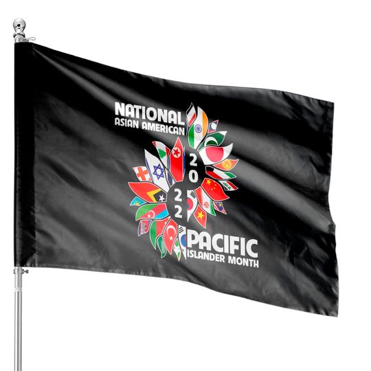 Discover National Asian American and Pacific Islander Month 2022 House Flags