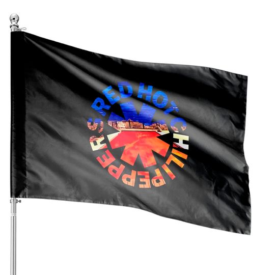 Discover Vintage RHCP House Flags, Red Hot Chili Peppers Californication Asterisk House Flags