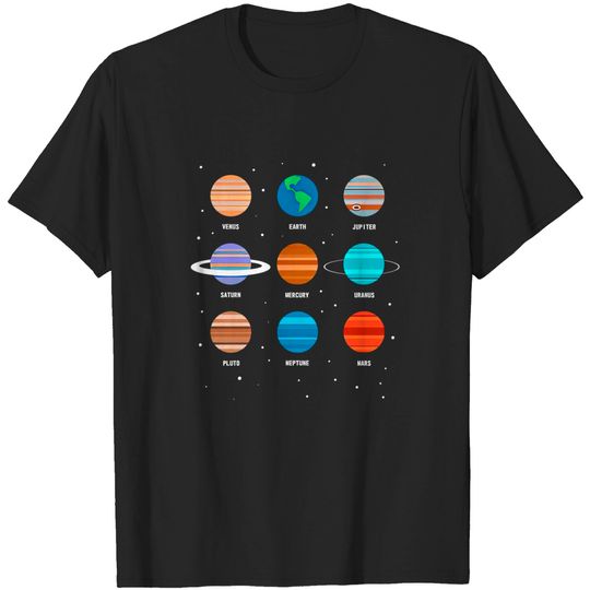 Discover Solar system - Planets - T-Shirt