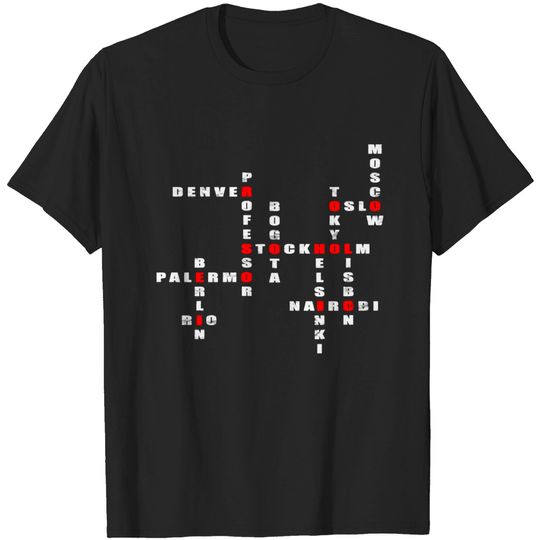 Discover Money Heist - White Version - Money Heist - T-Shirt