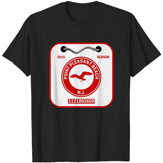 Discover Point Pleasant Beach New Jersey Badge T-Shirt