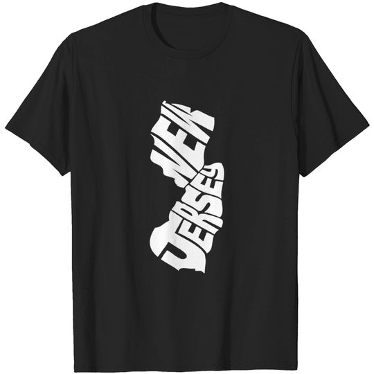 Discover New jersey white - New Jersey - T-Shirt