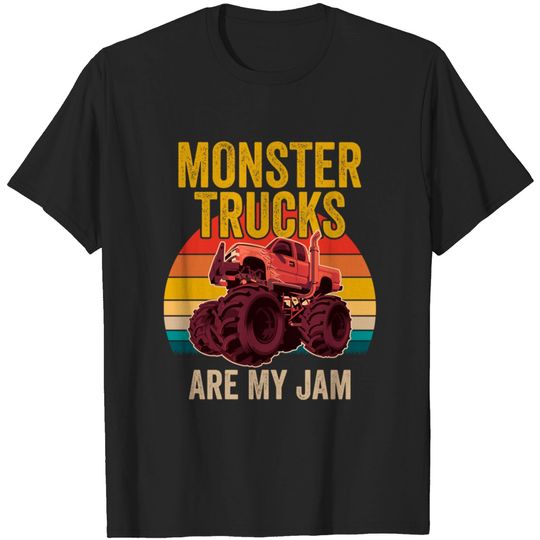 Discover Monster Trucks Are My Jam Tee