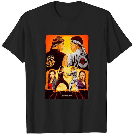 Discover Cobra Kai vs Miyagi Do - Cobra Kai Series - T-Shirt
