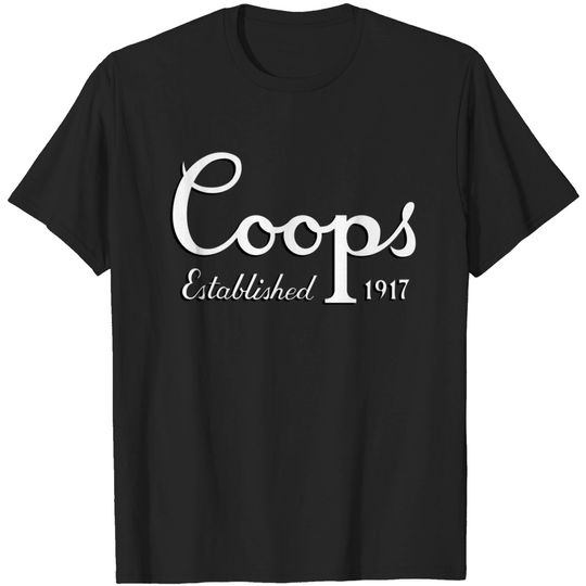Discover Coops Beer, Established 1917, Magnum's Beer of Choice - Magnum Pi - T-Shirt