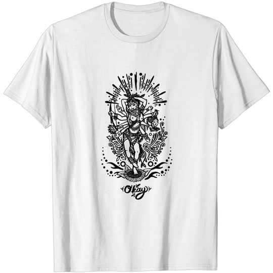 Discover Western Kali - Black Line - Kali - T-Shirt