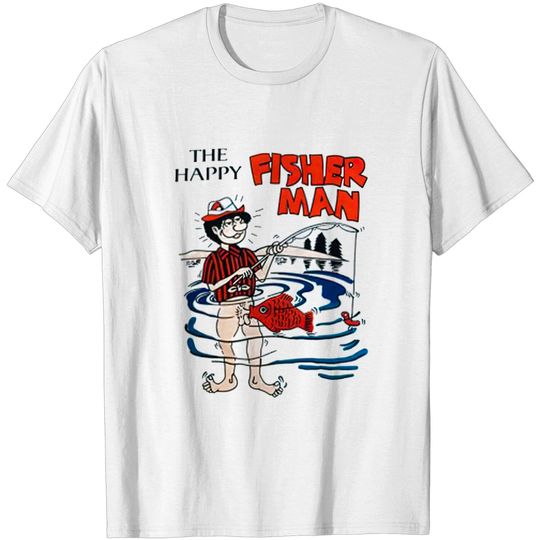 Discover The Happy Fisherman New Trending T shirt