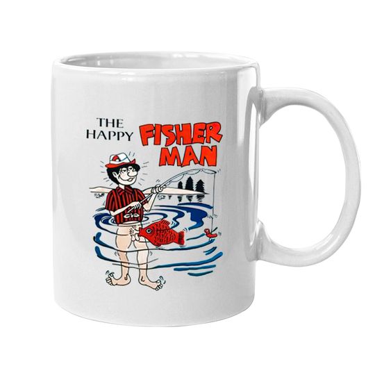 Discover The Happy Fisherman New Trending Mugs