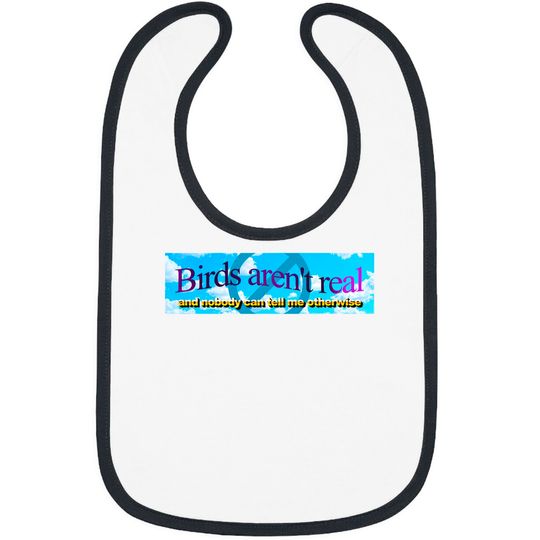 Discover Birds aren't real (And nobody can convince me otherwise) - Meme Sticker - Bibs
