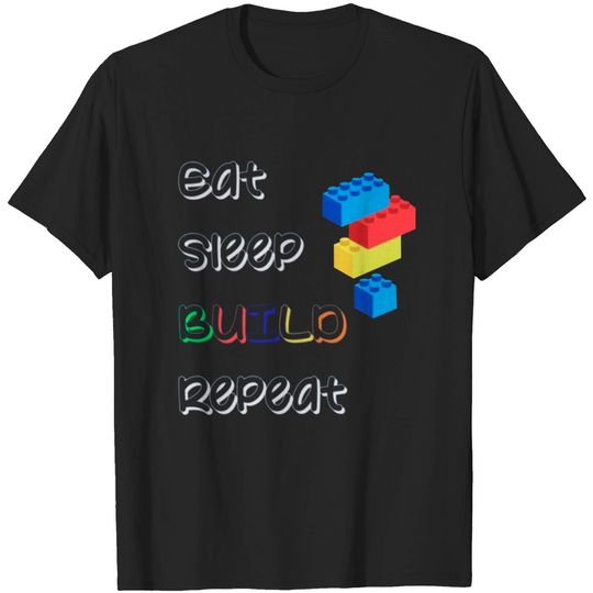 Discover Eat Sleep BUILD Repeat Youth Short Sleeve T-Shirt