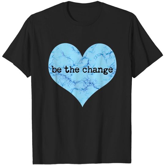 Discover Be The Change blue ocean t-shirt & accessories - Climate Action - T-Shirt