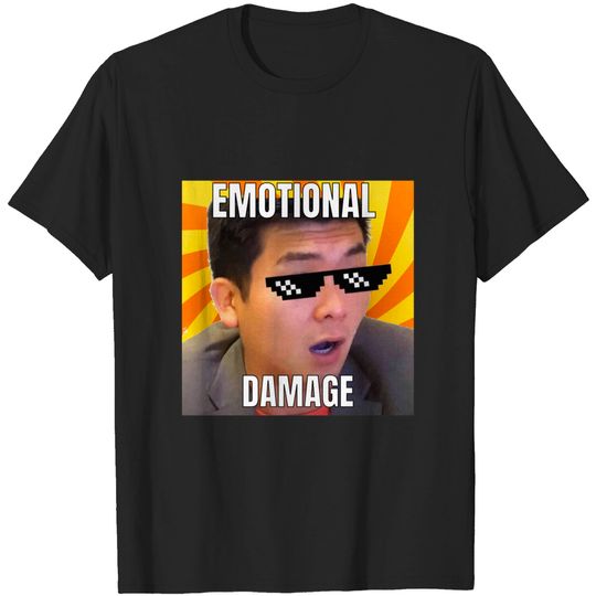Discover EMOTIONAL DAMAGE Tiktok Meme artwork - Meme Sticker - T-Shirt