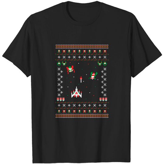 Discover Galaga Ugly Holiday Sweater - Galaga - T-Shirt