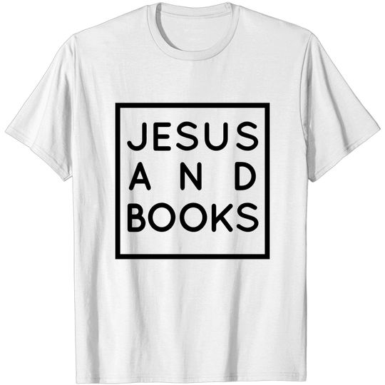 Discover Jesus and Books, Christian Readers, Authors & Librarian Gift - Jesus Apparel - T-Shirt