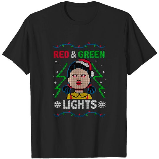 Discover Red and Green Lights! - Ugly Christmas Sweater - T-Shirt