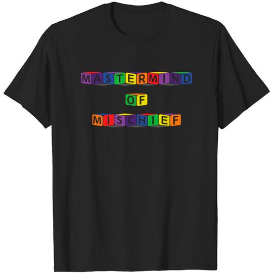 Discover Mastermind Of Mischief Funny Kids - Kids Funny - T-Shirt