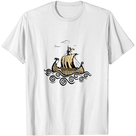 Discover Viking ship - Nordic - T-Shirt