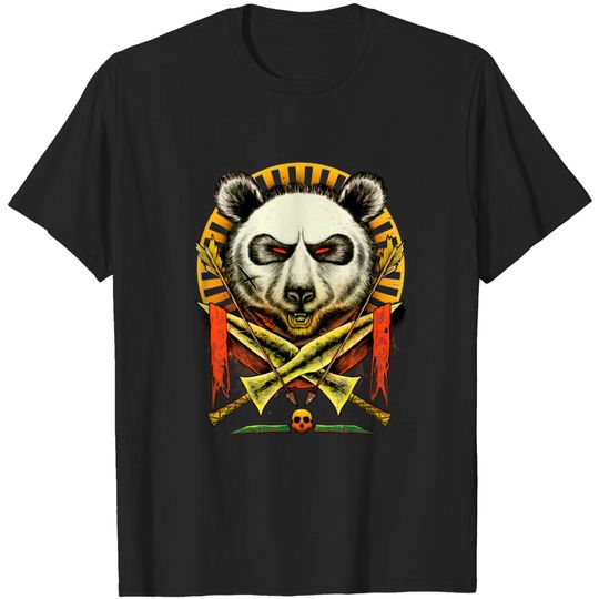 Discover Panda Crest - Crest - T-Shirt