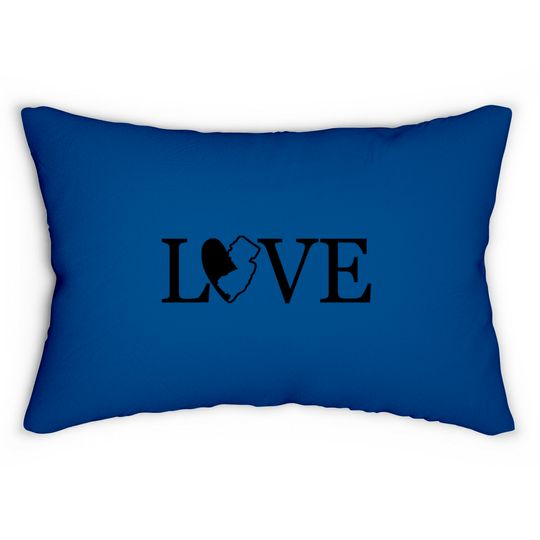 Discover NJ Love - New Jersey Love - Lumbar Pillows