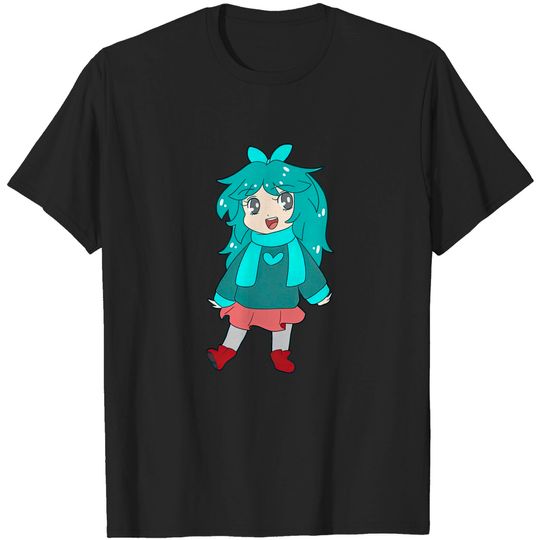Discover Chibi Blue-Green Girl - Chibi - T-Shirt