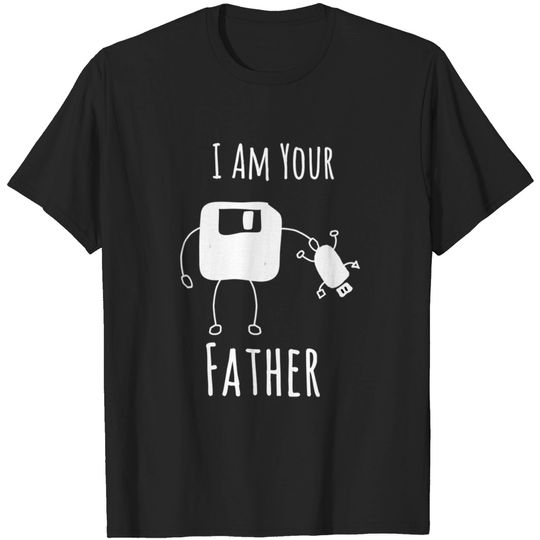 Discover Cute & Funny USB Floppy Disk I Am Your Father - Usb Floppy Disk I Am Your Father - T-Shirt